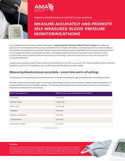 measure accurately and promote self