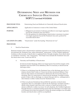 SOP:7.1 (revised 9/15/2010)