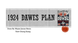 1924 Dawes plan
