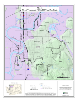 MV - 2 Mount Vernon and FEMA 100-Year Floodplain