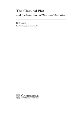 The Classical Plot - Assets - Cambridge University Press