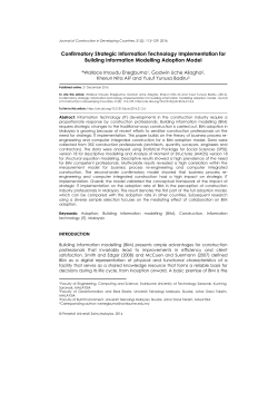 Confirmatory Strategic Information Technology