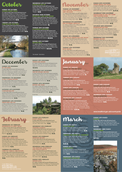 Guided Winter Walks Programme