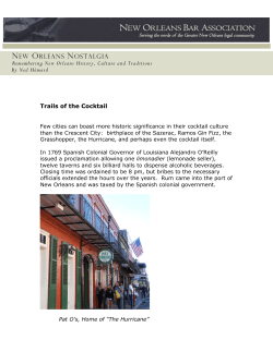 new orleans nostalgia - New Orleans Bar Association