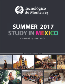 2017 - Tecnol&oacute;gico de Monterrey