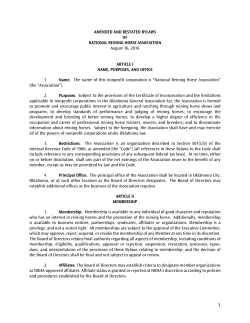 NRHA Bylaws 08_16_16