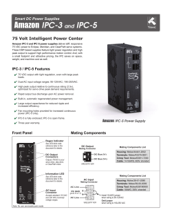 75 Volt Intelligent Power Center