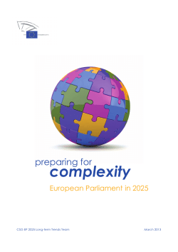 Preparing for Complexity - European Parliament