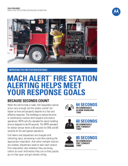 MACH Alert Fire Station Alerting and Automation