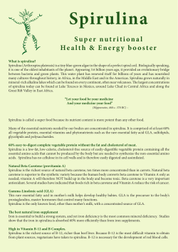 Spirulina - Aurospirul