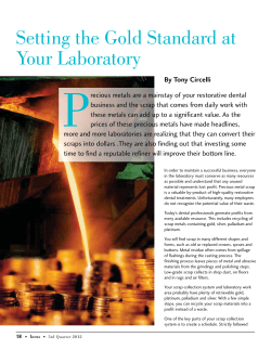 Setting the Gold Standard at Your Laboratory