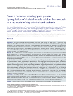 Growth hormone secretagogues prevent dysregulation of skeletal