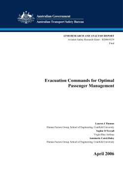 Evacuation Commands for Optimal Passenger Management