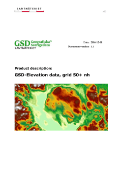 GSD-Elevation data, grid 50+ nh
