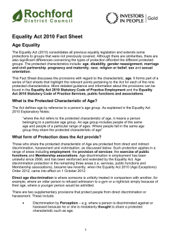 Age Equality
