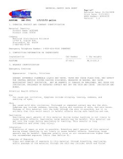 ACETONE IMP-3501 1/5/15/53 gallon