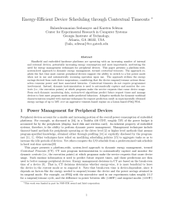 Energy-Efficient Device Scheduling through Contextual Timeouts
