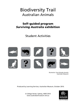 Biodiversity Trail - Australian Museum