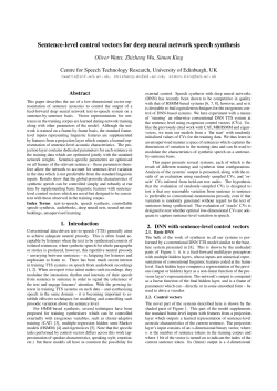 Sentence-level control vectors for deep neural network