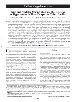 Epidemiology/Population