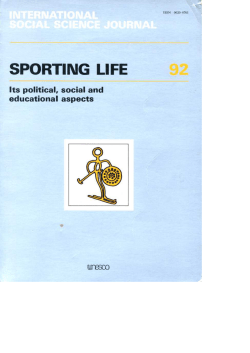 International sport and national identity - UNESDOC