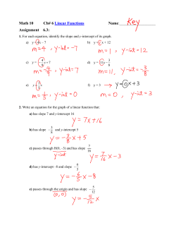 FMa 10 Ch 6.3 HW key