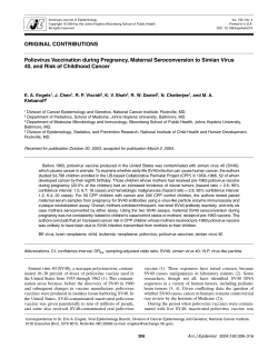 Poliovirus Vaccination during Pregnancy, Maternal Seroconversion
