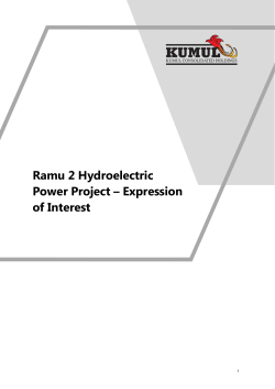 Ramu 2 Hydroelectric Power Project