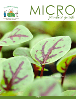 Microgreen Product Guide 2017