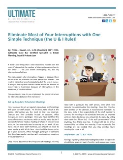 Eliminate Most of Your Interruptions with One Simple Technique (the