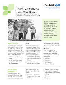 Asthma Flyer