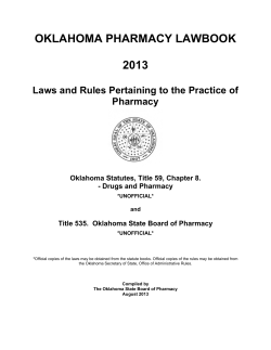 OK Board Of Pharmacy