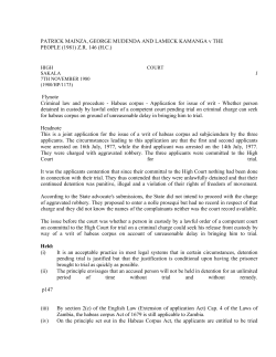 PATRICK MAINZA, GEORGE MUDENDA AND LAMECK KAMANGA