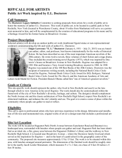 rfp/call for artists - New Rochelle Council on the Arts