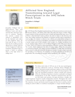 Afflicted New England: Transitioning toward Legal
