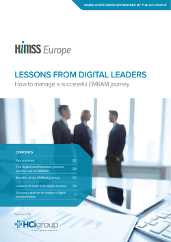 Lessons from Digital Leaders