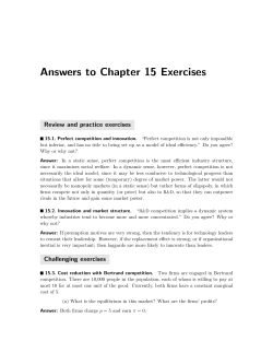 Answers to Chapter 15 Exercises