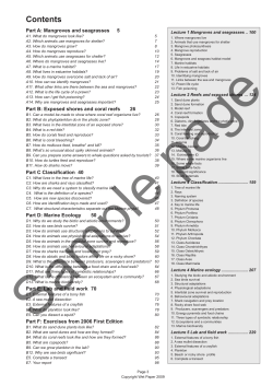 Contents - Wet Paper