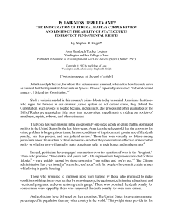 is fairness irrelevant? - Southern Center for Human Rights