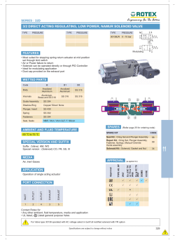3/2 direct acting regulating, low power, namur solenoid valve 5