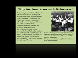early American reform