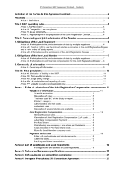 Definition of the Parties to this Agreement contract
