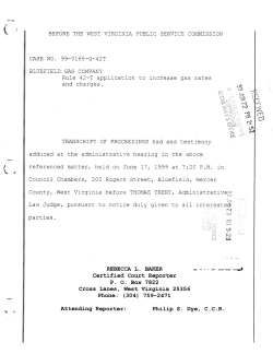 Public Service Commission of West Virginia