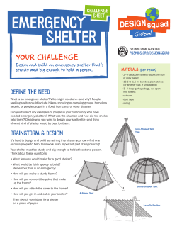 emergency shelter