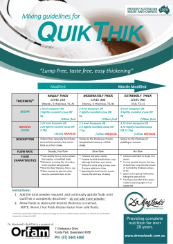 QuikThik Instructions