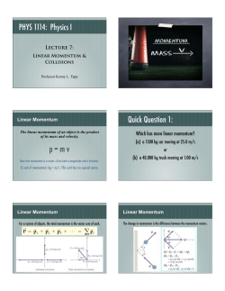 p = mv - OCCC.edu