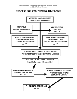 THE FINAL MEETING PROCESS FOR COMPLETING DIVISION II
