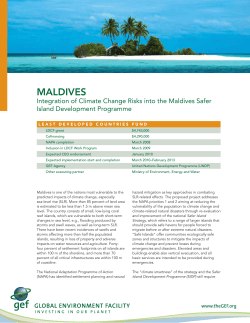 maldives - UN CC:Learn