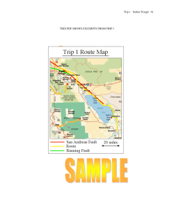 Sample Route Log - Thule Scientific