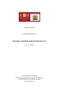 national cohesion and integration act